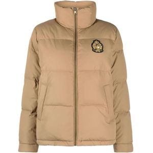 Ralph Lauren, Dames, Jassen, Beige, Maat: XL Leer,