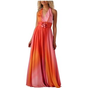 Access Fashion, Dames, Jurken, Veelkleurig, Maat: XS Denim,