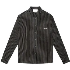 Isabel Marant, Heren, Overhemden, Zwart, Maat: XS Katoen,