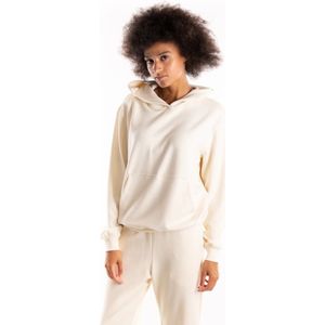 Hinnominate, Dames, Sweatshirts & Hoodies, Beige, Maat: XS Viscose,