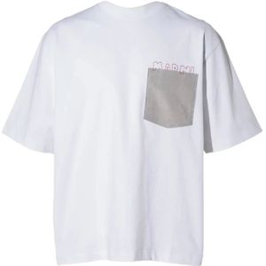 Marni, Heren, Tops, Wit, Maat: L Katoen,