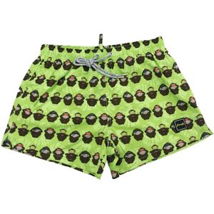 F**k, Heren, Badkleding, Veelkleurig, Maat: S