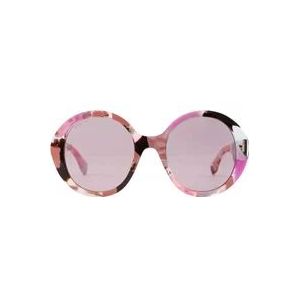 Gucci Roze Zonnebril Gg1628S 002 , Pink , Dames , Maat: 54 MM