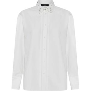 Bruuns Bazaar, Dames, Blouses & Shirts, Wit, Maat: S Katoen,