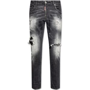 Dsquared2 Skater Jeans , Black , Heren , Maat: L