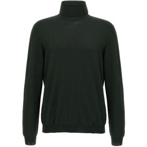 Zanone, Heren, Truien, Groen, Maat: M Wol,