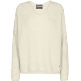 MOS MOSH - THORA - Oversized Gebreide Pullover - Met Ribboorden