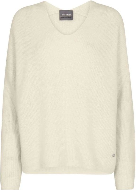 MOS MOSH - THORA - Oversized Gebreide Pullover - Met Ribboorden