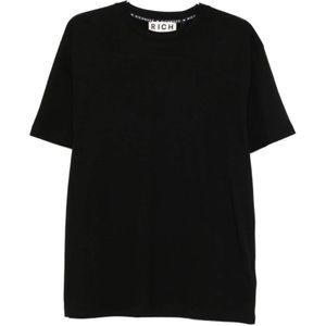 John Richmond, Heren, Tops, Zwart, Maat: M