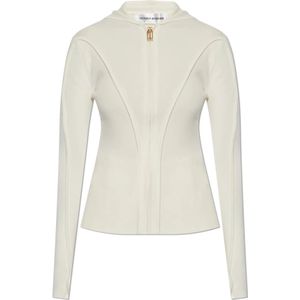 Victoria Beckham, Dames, Truien, Beige, Maat: L Wol,