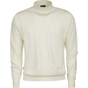 Hindustrie, Heren, Truien, Wit, Maat: L Wol,