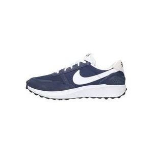 Nike Blauwe Waffle Nav Lage Sneakers , Blue , Heren , Maat: 39 EU