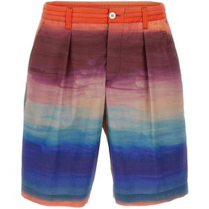 Marni, Heren, Korte broeken, Veelkleurig, Maat: L Katoen,