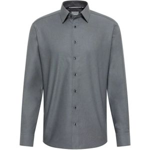 ETERNA - Zakelijk Overhemd - Effen - Regular Fit - Lange Mouwen - Strijkvrij - Puur Katoen