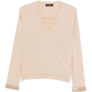 Fabiana Filippi, Dames, Truien, Beige, Maat: M
