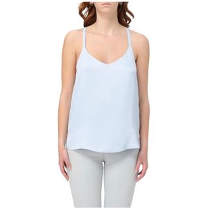 Twinset, Dames, Tops, Blauw, Maat: M