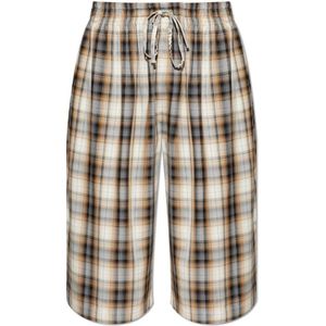 Acne Studios, Heren, Korte broeken, Beige, Maat: XL Viscose,