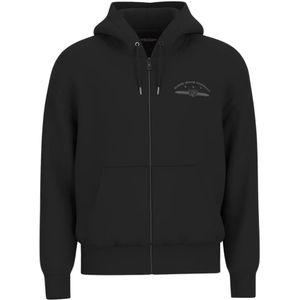 Guess, Heren, Sweatshirts & Hoodies, Zwart, Maat: S