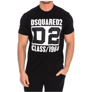 Dsquared2 T-Hemden , Black , Heren , Maat: 2XL