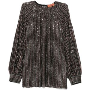 Missoni, Dames, Blouses & Shirts, Veelkleurig, Maat: S Viscose,