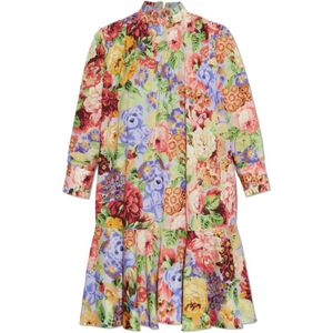 Moschino, Dames, Jurken, Veelkleurig, Maat: XS Katoen,