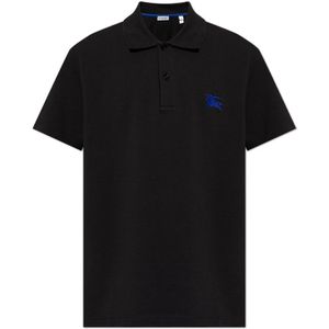 Burberry, Heren, Tops, Zwart, Maat: L Katoen,