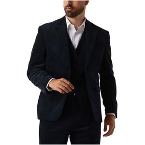 Selected Homme, Heren, Jassen, Blauw, Maat: L Corduroy,