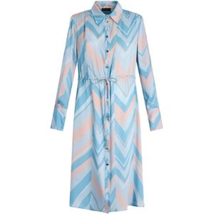 Liu Jo - Jurken - Lichtblauw - Katoen