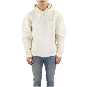 Olaf Hussein, Heren, Sweatshirts & Hoodies, Wit, Maat: S