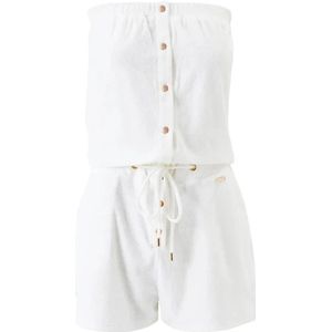 Melissa Odabash, Dames, Jumpsuits & Playsuits, Wit, Maat: S Katoen,