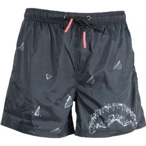 Sprayground, Heren, Badkleding, Zwart, Maat: XL Polyamide,