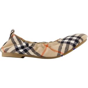 Burberry, Dames, Schoenen, Beige, Maat: 40 EU Wol,