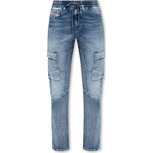 Diesel, Dames, Jeans, Blauw, Maat: W24 Katoen,