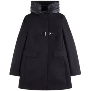 Fay, Dames, Mantels, Blauw, Maat: S Wol,