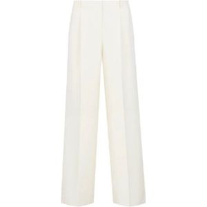 Dior, Dames, Broeken, Beige, Maat: S Zijde,