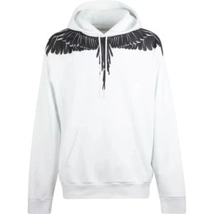 Marcelo Burlon, Heren, Sweatshirts & Hoodies, Wit, Maat: XL Katoen,
