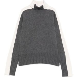 Twinset, Dames, Truien, Grijs, Maat: M Katoen,