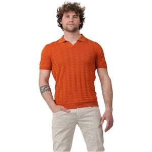Irish Crone, Heren, Tops, Oranje, Maat: M