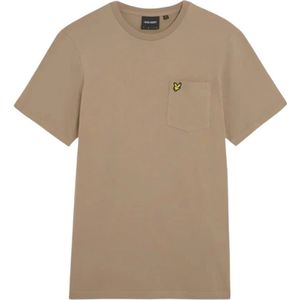 Lyle & Scott, Heren, Tops, Beige, Maat: L Katoen,