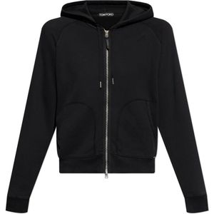 Tom Ford, Heren, Sweatshirts & Hoodies, Zwart, Maat: XL