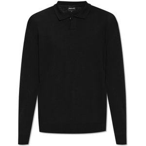 Giorgio Armani, Heren, Truien, Zwart, Maat: 2XL Wol,