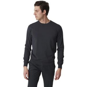 Dondup, Heren, Sweatshirts & Hoodies, Blauw, Maat: 3XL