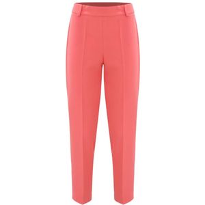 Kocca, Dames, Broeken, Roze, Maat: L Leer,