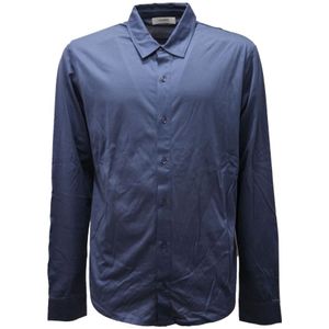 Alpha Studio, Heren, Overhemden, Blauw, Maat: 2XL Katoen,
