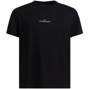 Maison Margiela, Heren, Tops, Zwart, Maat: M Katoen,