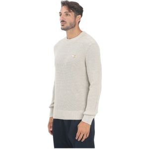 Tommy Jeans, Heren, Truien, Beige, Maat: S Katoen,