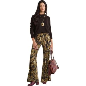 Maliparmi, Dames, Broeken, Veelkleurig, Maat: XS Viscose,