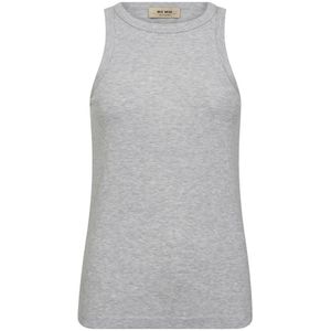 MOS Mosh, Dames, Tops, Grijs, Maat: XS
