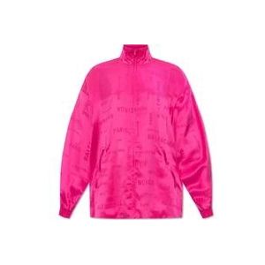 Balenciaga Zijden sweatshirt , Pink , Dames , Maat: 2XS