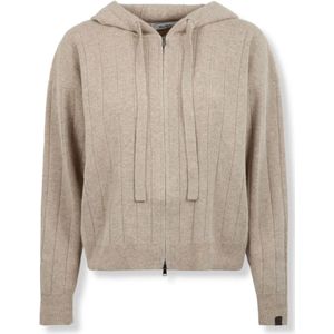 Max Mara, Dames, Sweatshirts & Hoodies, Beige, Maat: S Kasjmier,